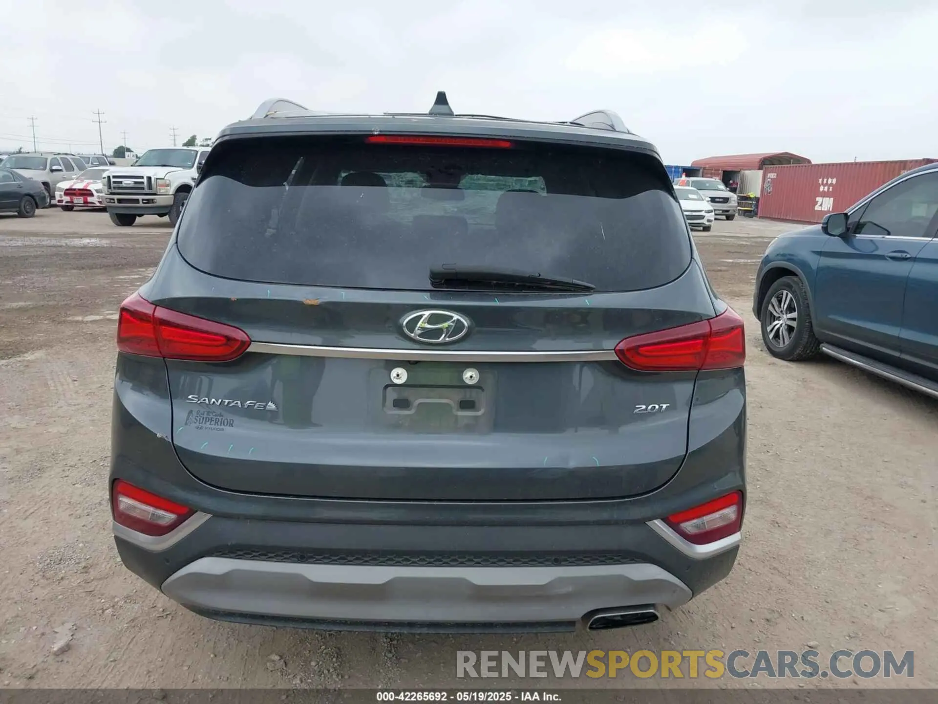 16 Photograph of a damaged car 5NMS53AA9KH116223 HYUNDAI SANTA FE 2019