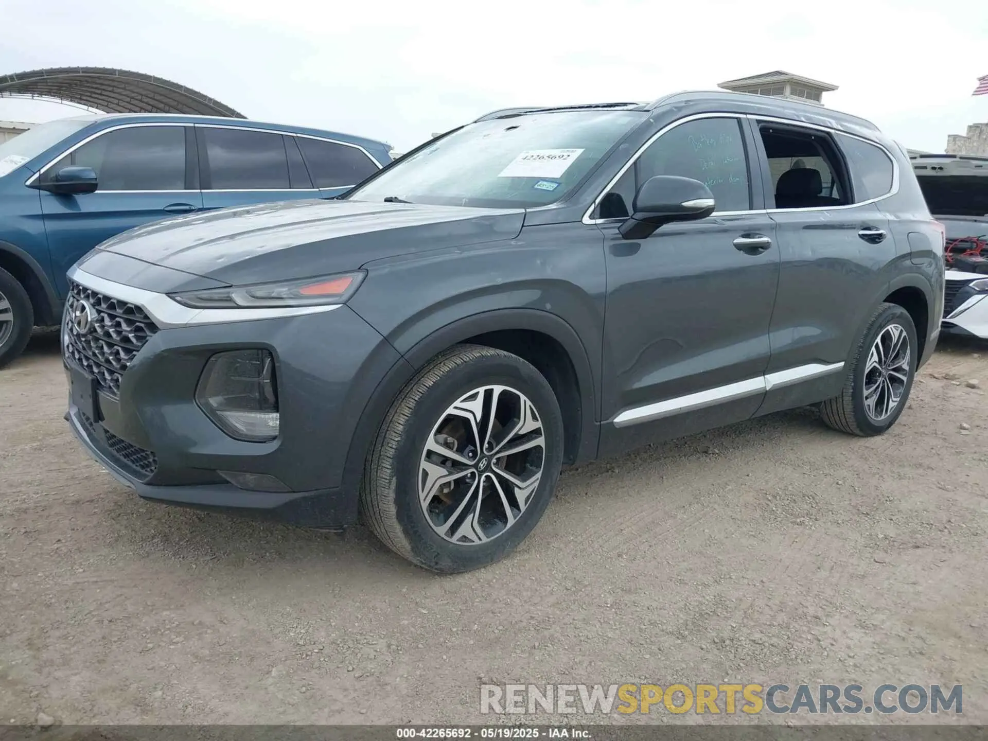 2 Photograph of a damaged car 5NMS53AA9KH116223 HYUNDAI SANTA FE 2019