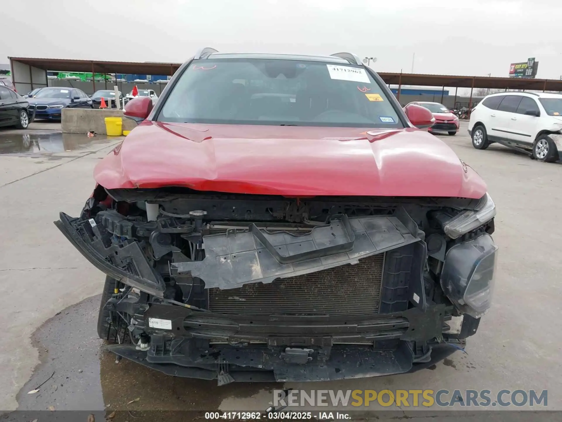 13 Photograph of a damaged car 5NMS53AD2KH110435 HYUNDAI SANTA FE 2019