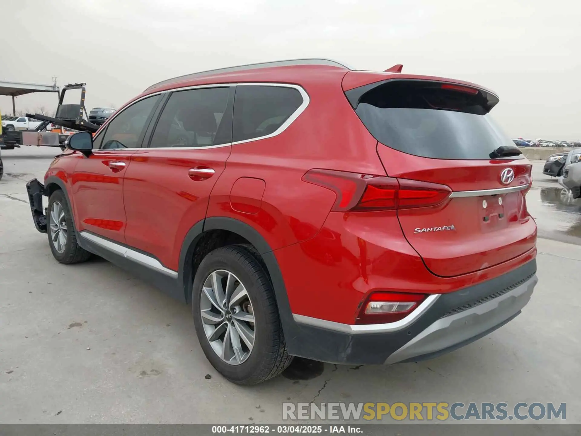 3 Photograph of a damaged car 5NMS53AD2KH110435 HYUNDAI SANTA FE 2019