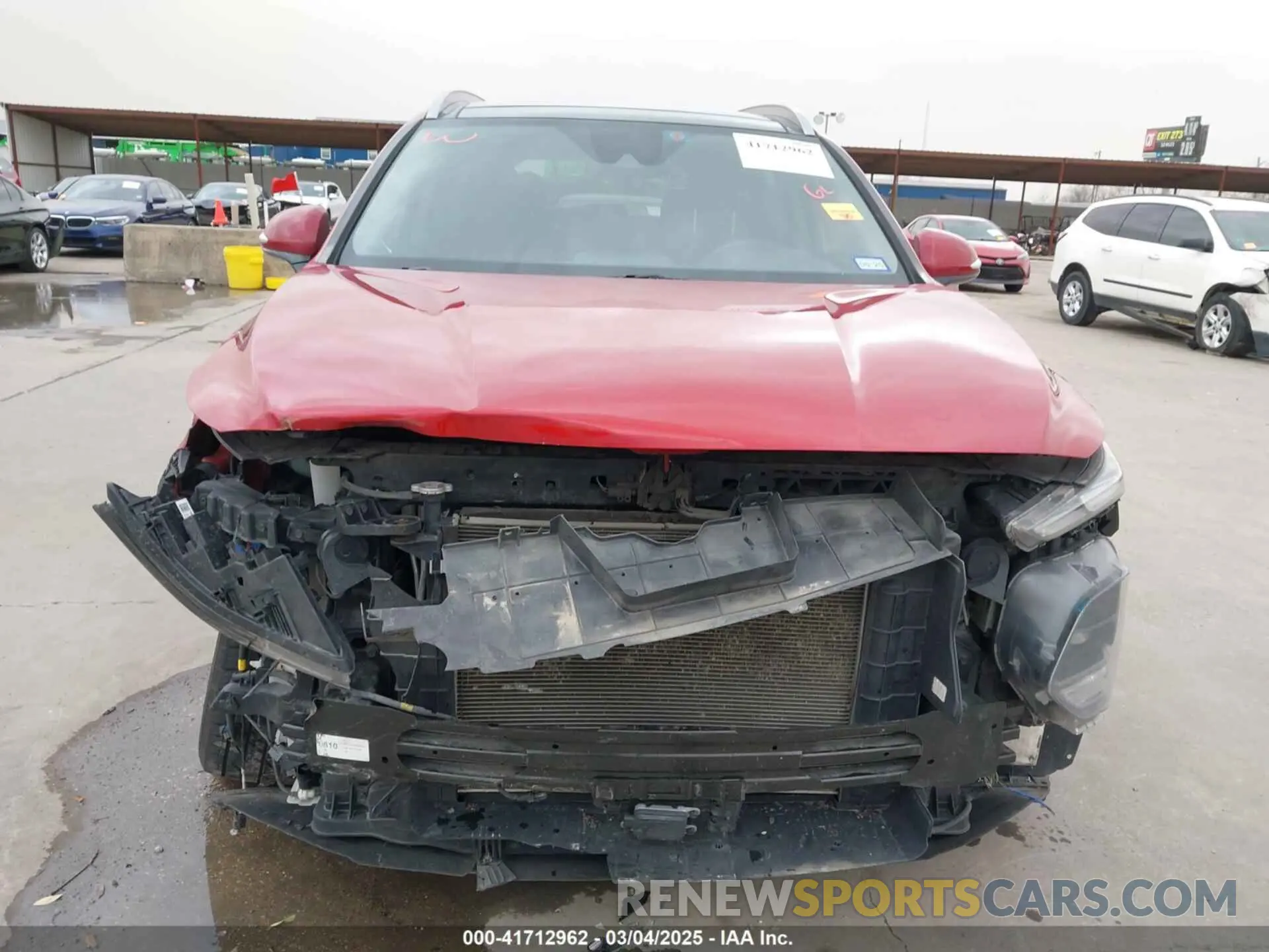 6 Photograph of a damaged car 5NMS53AD2KH110435 HYUNDAI SANTA FE 2019