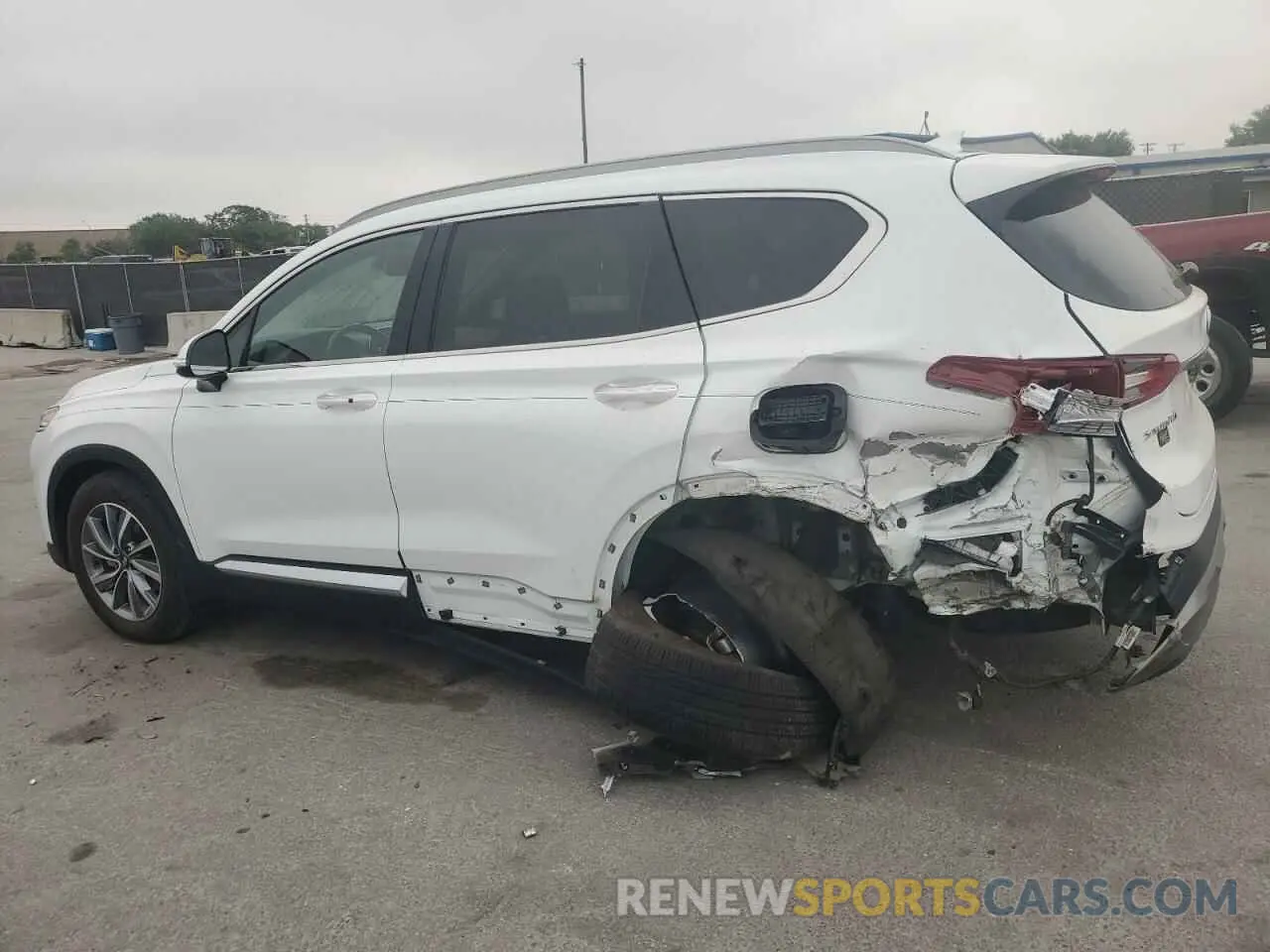 2 Photograph of a damaged car 5NMS53AD4KH059858 HYUNDAI SANTA FE 2019