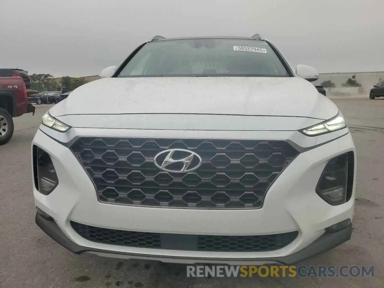 5 Photograph of a damaged car 5NMS53AD4KH059858 HYUNDAI SANTA FE 2019