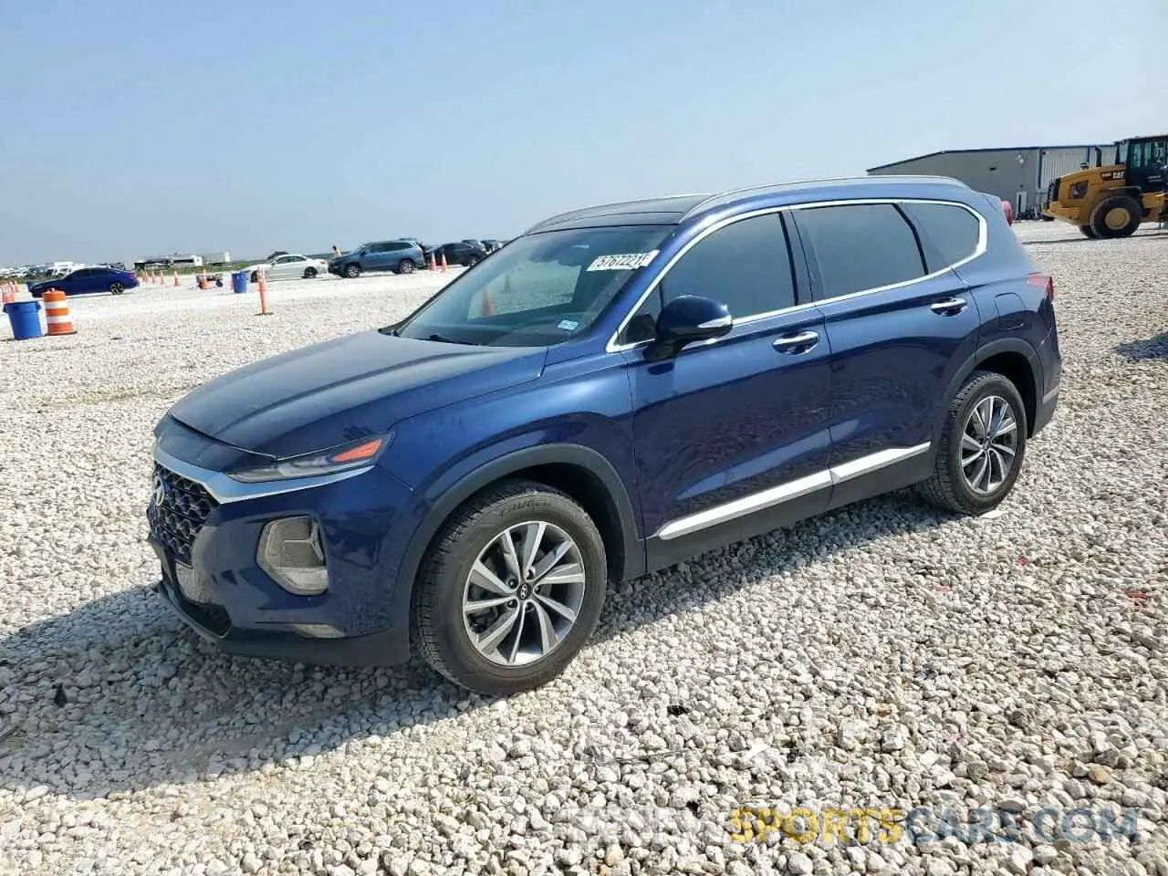 1 Photograph of a damaged car 5NMS53AD4KH115121 HYUNDAI SANTA FE 2019