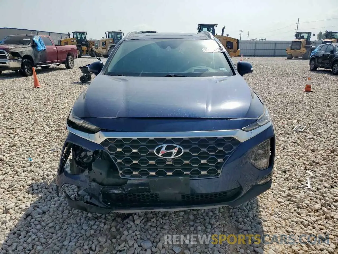 5 Photograph of a damaged car 5NMS53AD4KH115121 HYUNDAI SANTA FE 2019