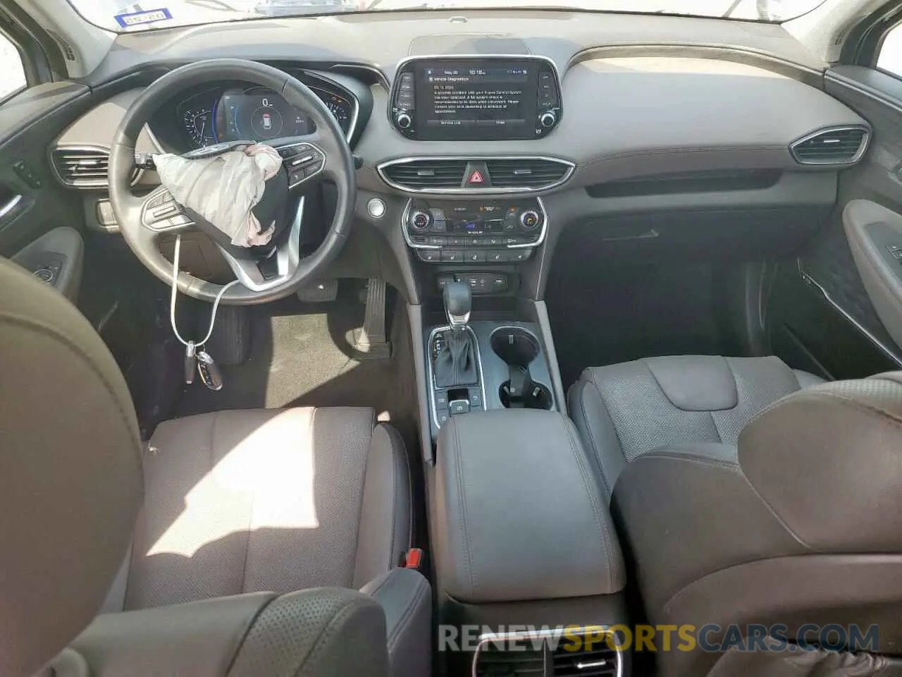 8 Photograph of a damaged car 5NMS53AD4KH115121 HYUNDAI SANTA FE 2019