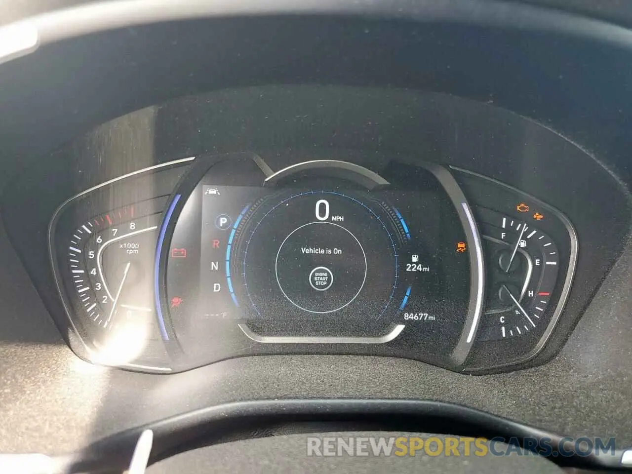 9 Photograph of a damaged car 5NMS53AD4KH115121 HYUNDAI SANTA FE 2019