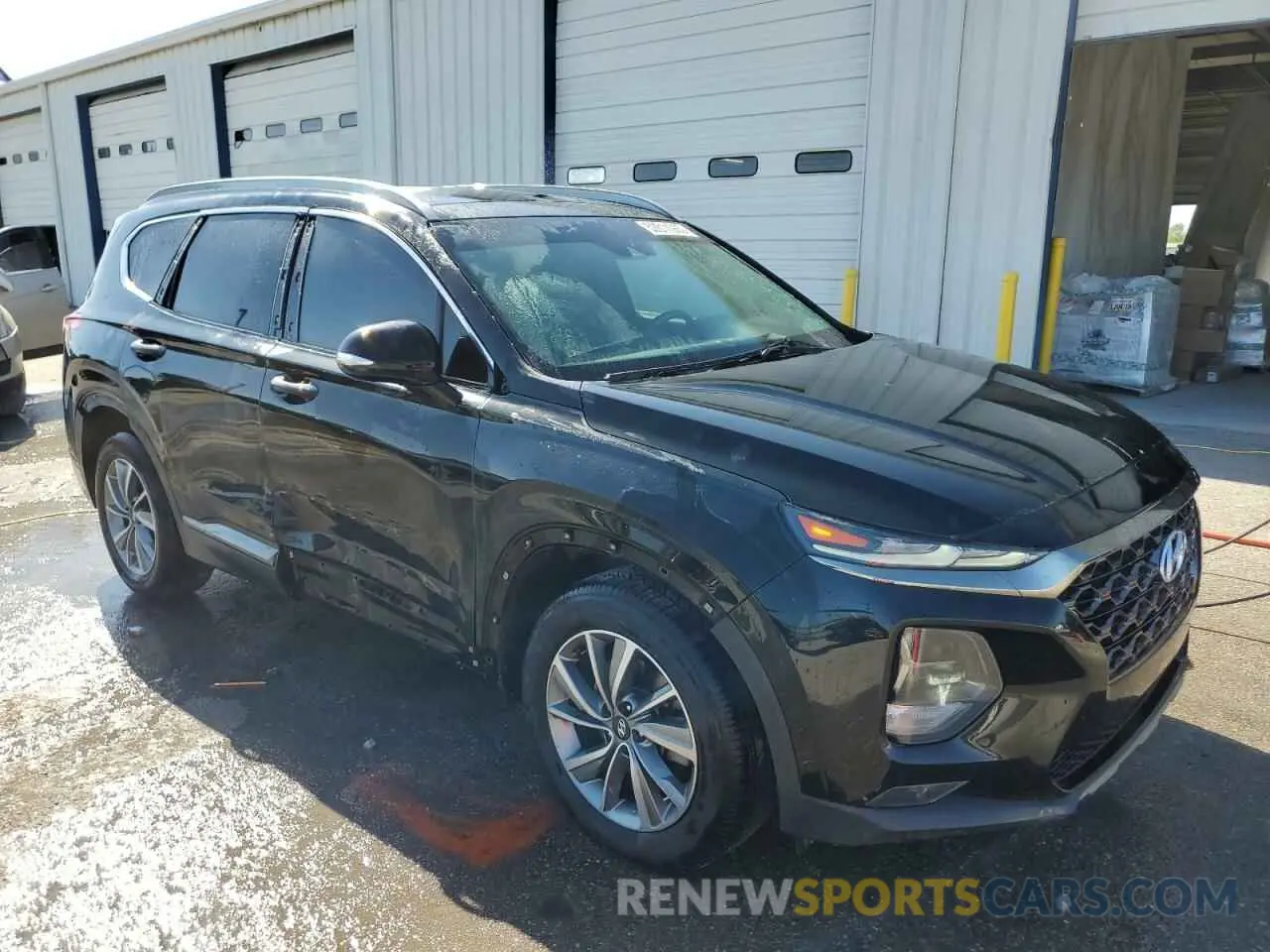 4 Photograph of a damaged car 5NMS53AD5KH010409 HYUNDAI SANTA FE 2019