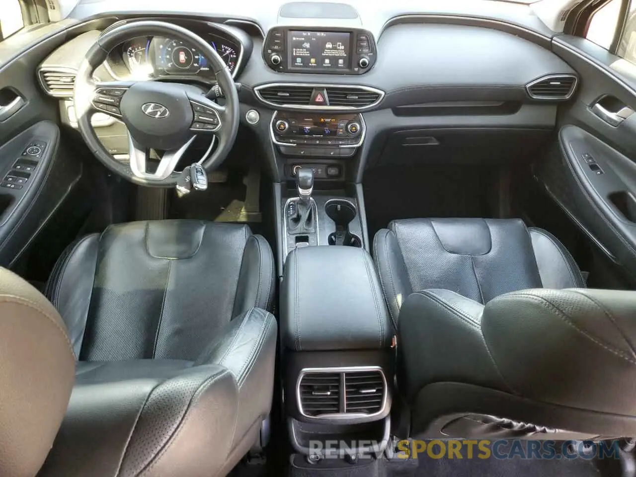 8 Photograph of a damaged car 5NMS53AD5KH010409 HYUNDAI SANTA FE 2019