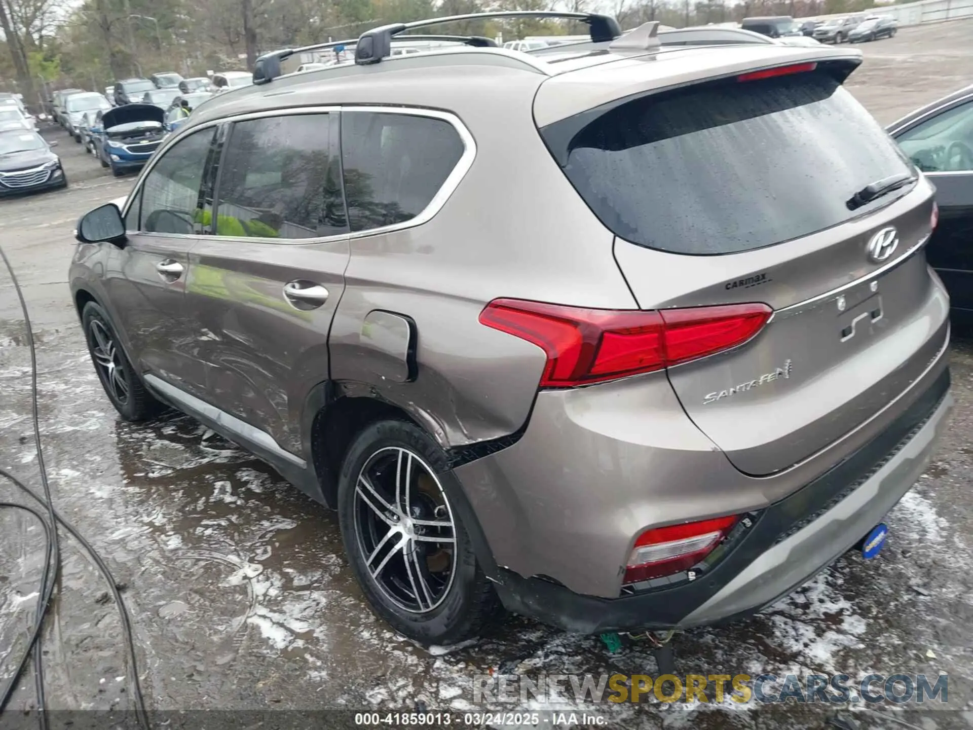 3 Photograph of a damaged car 5NMS53AD6KH003873 HYUNDAI SANTA FE 2019