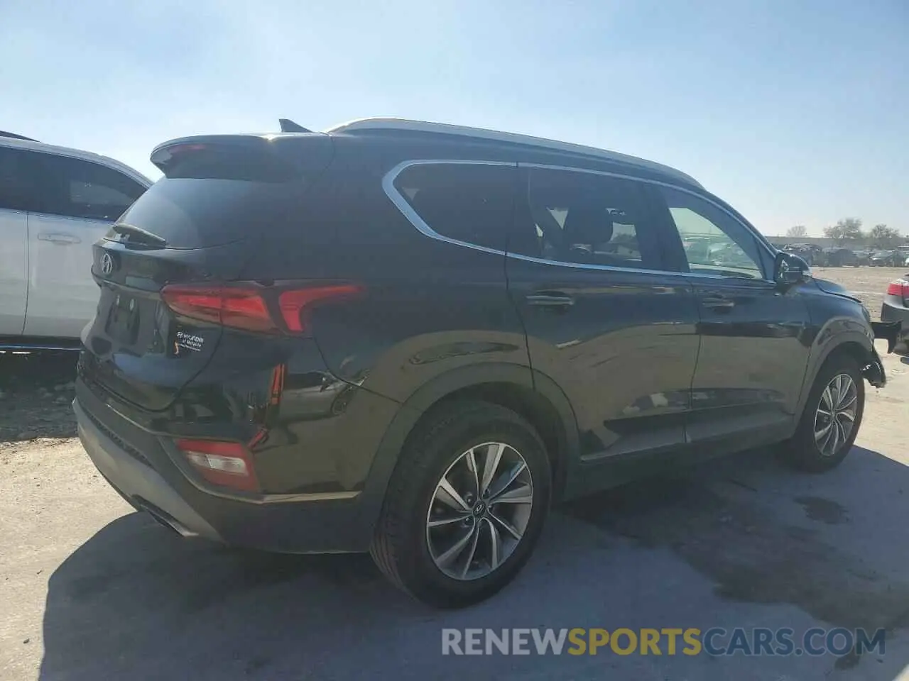 3 Photograph of a damaged car 5NMS53AD6KH107215 HYUNDAI SANTA FE 2019