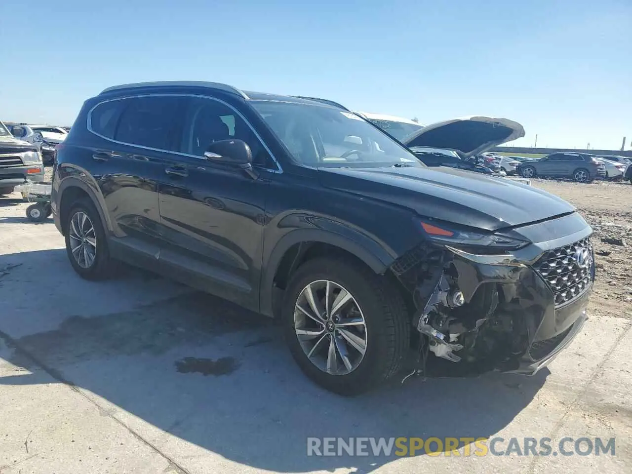 4 Photograph of a damaged car 5NMS53AD6KH107215 HYUNDAI SANTA FE 2019