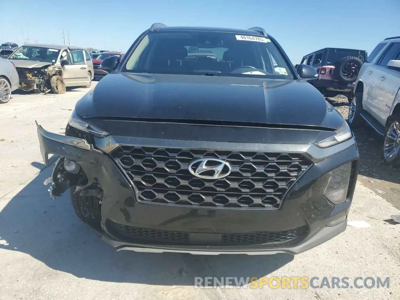 5 Photograph of a damaged car 5NMS53AD6KH107215 HYUNDAI SANTA FE 2019