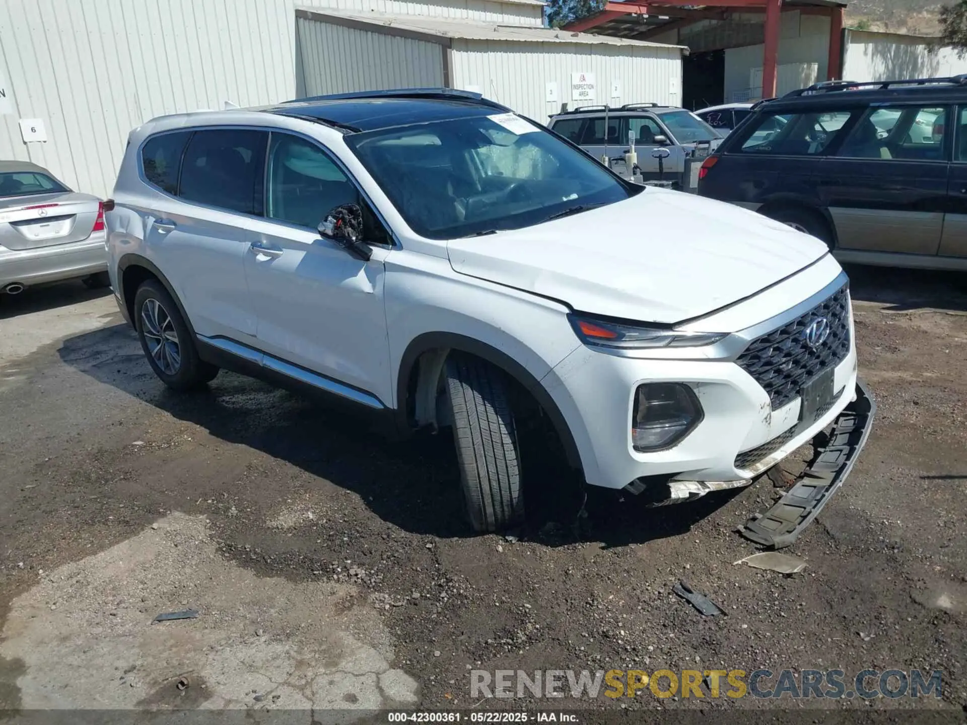 1 Photograph of a damaged car 5NMS53AD8KH051231 HYUNDAI SANTA FE 2019
