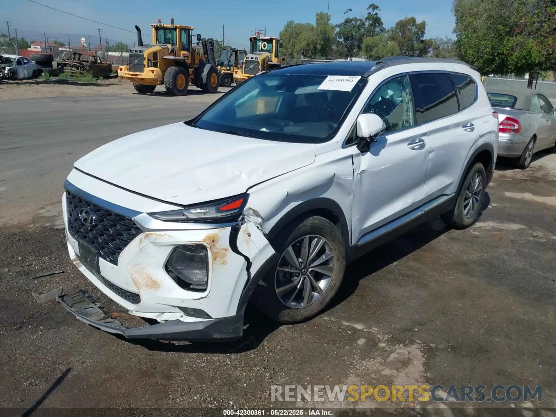 2 Photograph of a damaged car 5NMS53AD8KH051231 HYUNDAI SANTA FE 2019