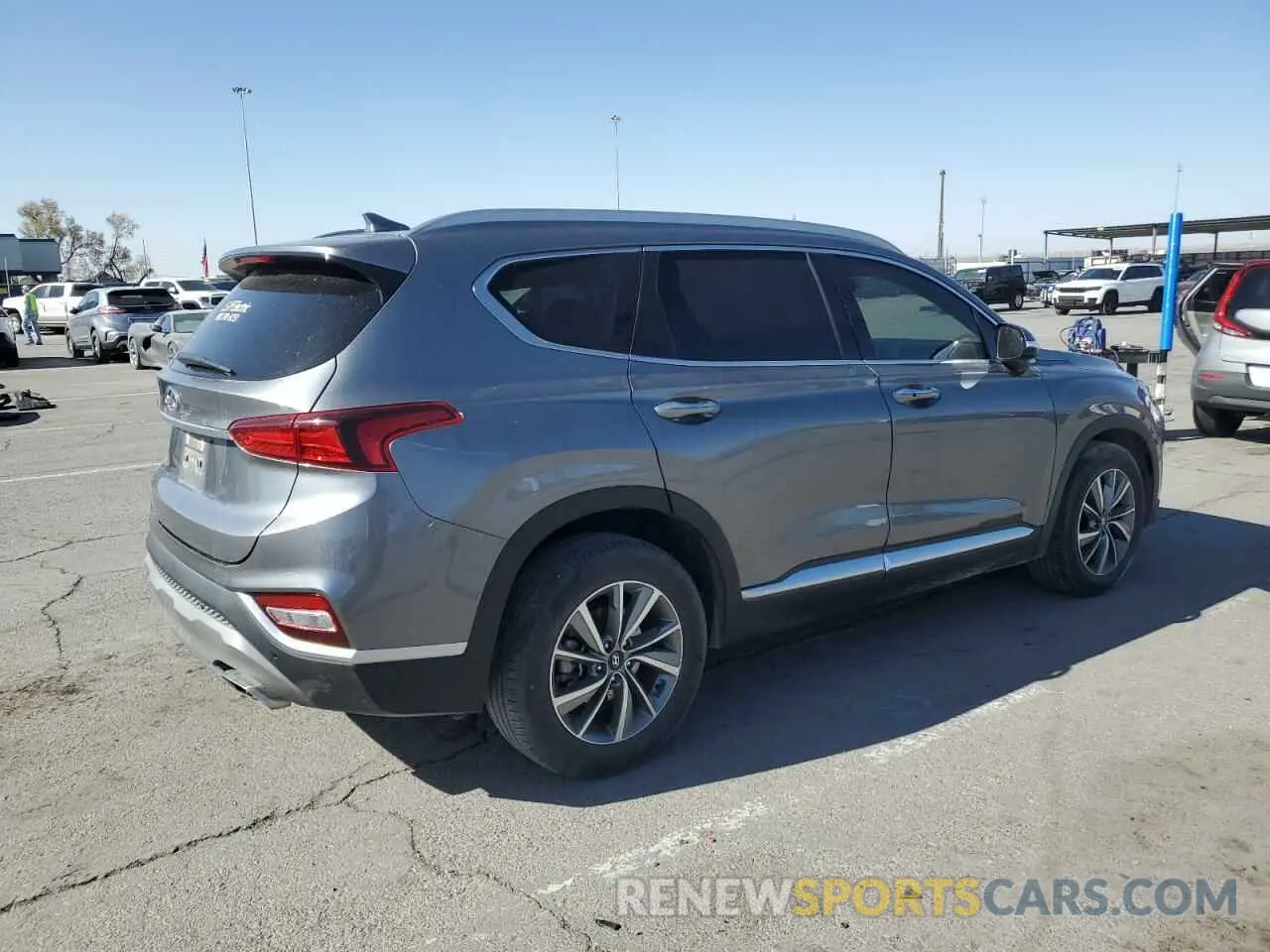 3 Photograph of a damaged car 5NMS53AD9KH045664 HYUNDAI SANTA FE 2019