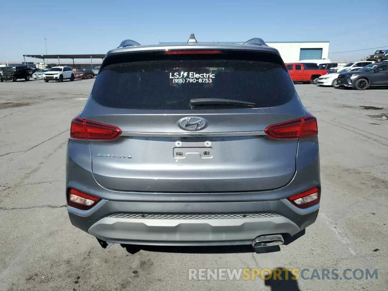 6 Photograph of a damaged car 5NMS53AD9KH045664 HYUNDAI SANTA FE 2019