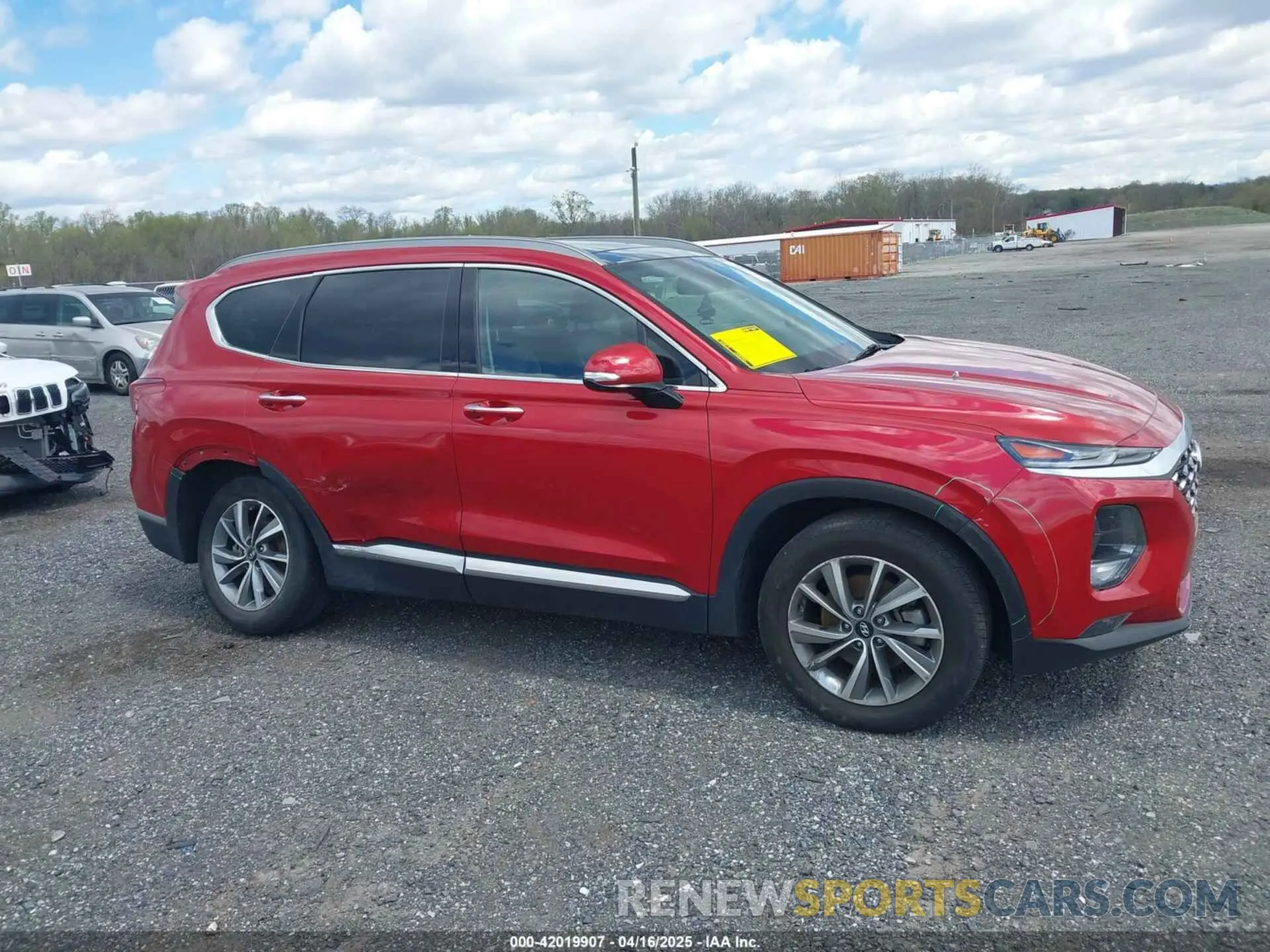 13 Photograph of a damaged car 5NMS53ADXKH059296 HYUNDAI SANTA FE 2019