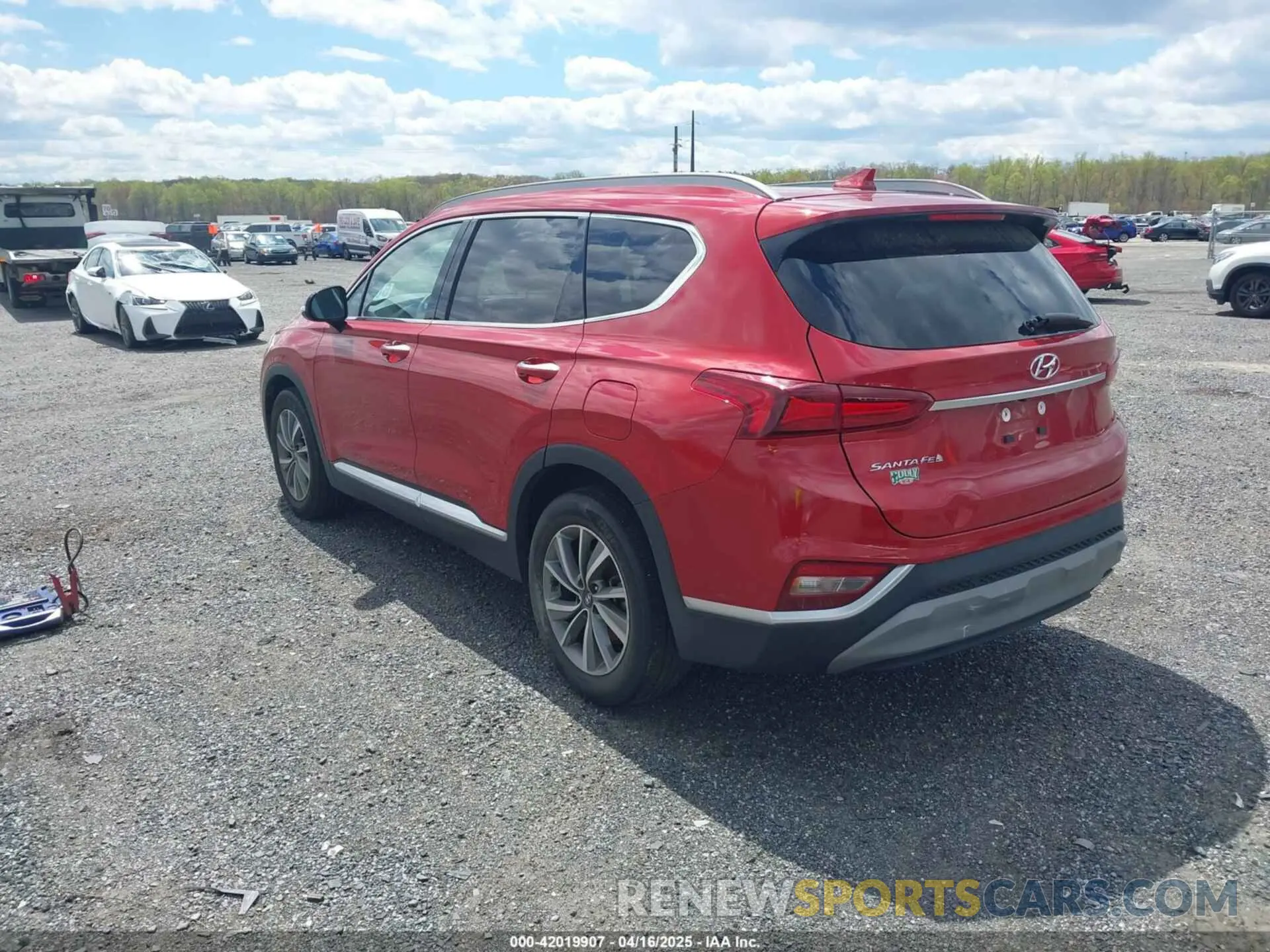 3 Photograph of a damaged car 5NMS53ADXKH059296 HYUNDAI SANTA FE 2019