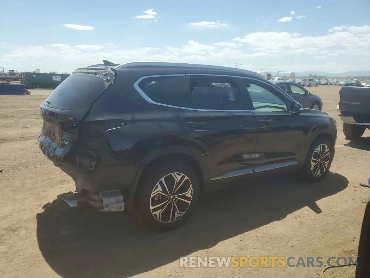 3 Photograph of a damaged car 5NMS5CAA0KH016737 HYUNDAI SANTA FE 2019