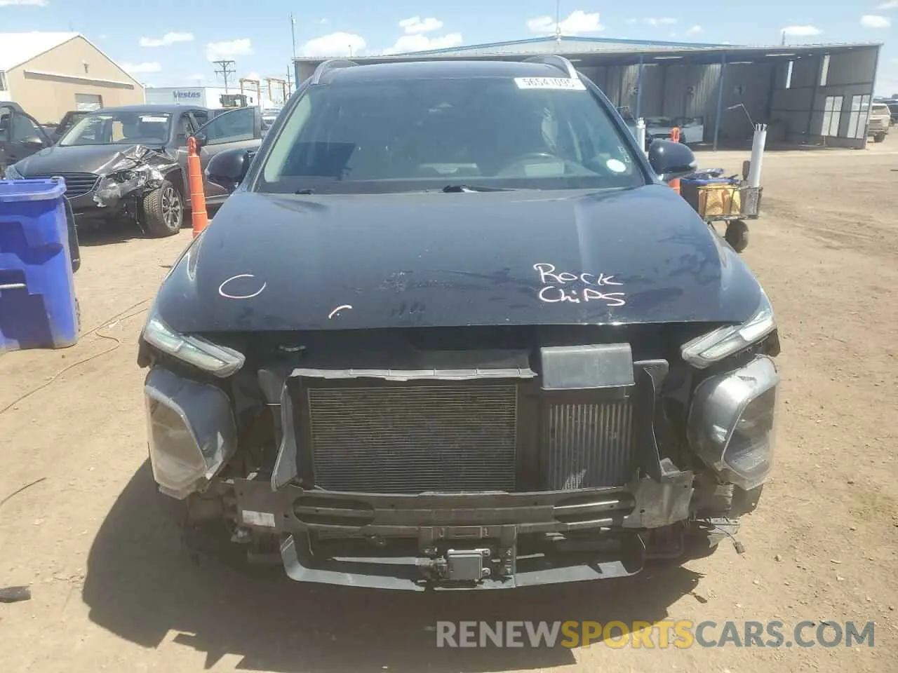 5 Photograph of a damaged car 5NMS5CAA0KH016737 HYUNDAI SANTA FE 2019