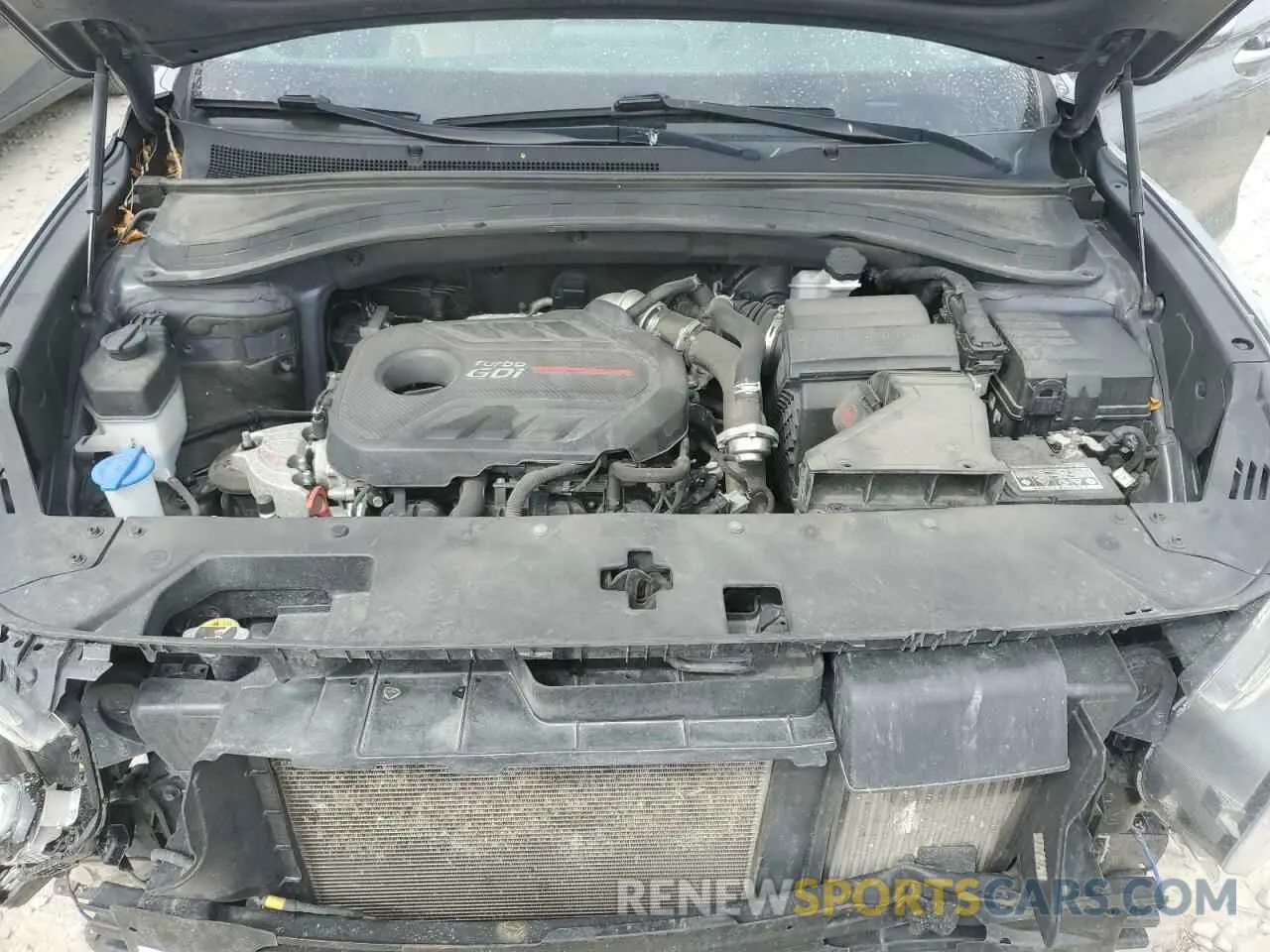 11 Photograph of a damaged car 5NMS5CAA0KH018326 HYUNDAI SANTA FE 2019