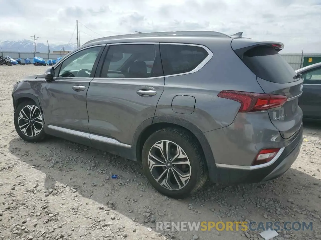 2 Photograph of a damaged car 5NMS5CAA0KH018326 HYUNDAI SANTA FE 2019