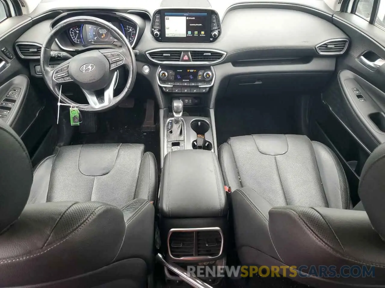8 Photograph of a damaged car 5NMS5CAA0KH085346 HYUNDAI SANTA FE 2019