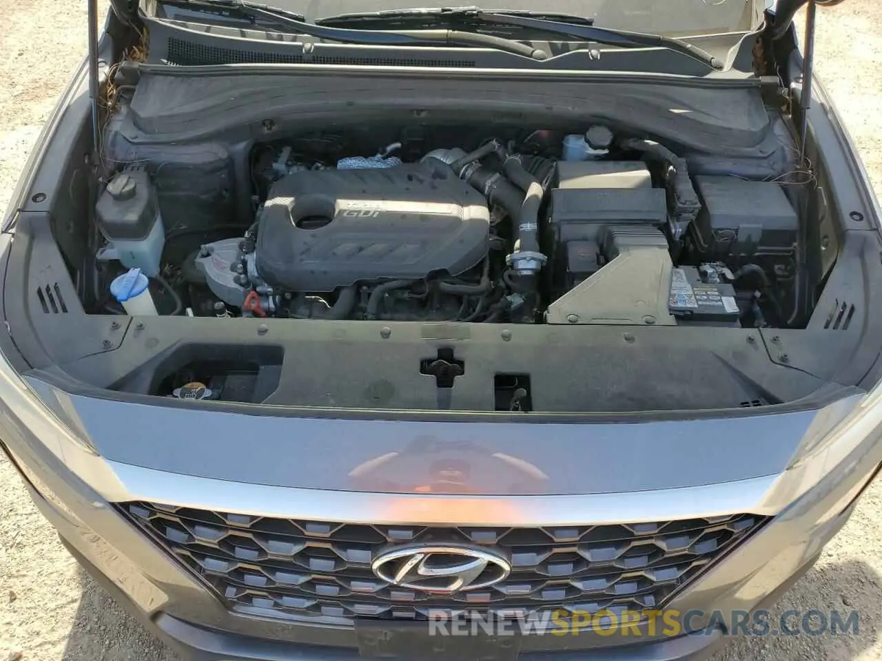 11 Photograph of a damaged car 5NMS5CAA1KH028282 HYUNDAI SANTA FE 2019