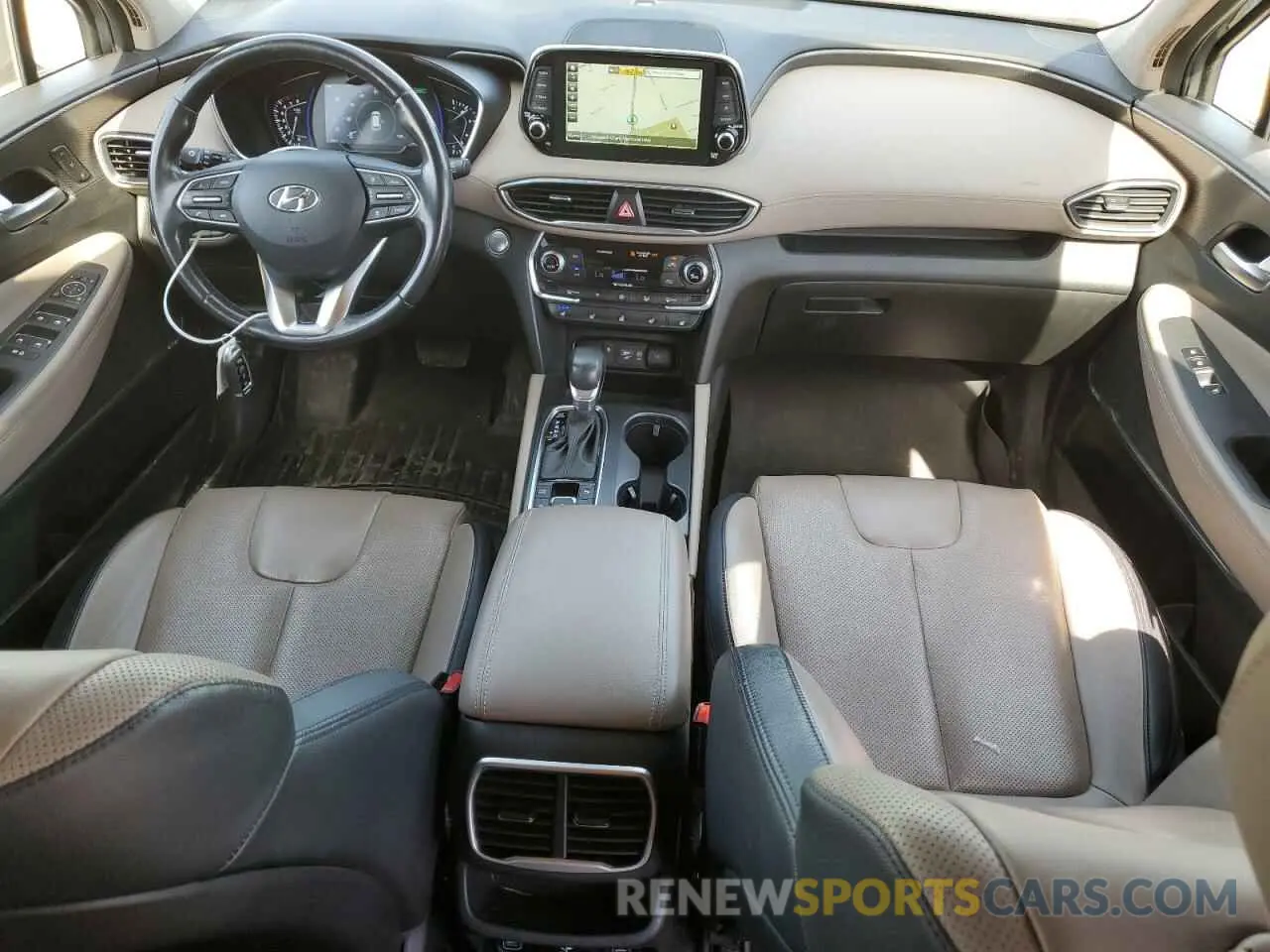 8 Photograph of a damaged car 5NMS5CAA1KH028282 HYUNDAI SANTA FE 2019