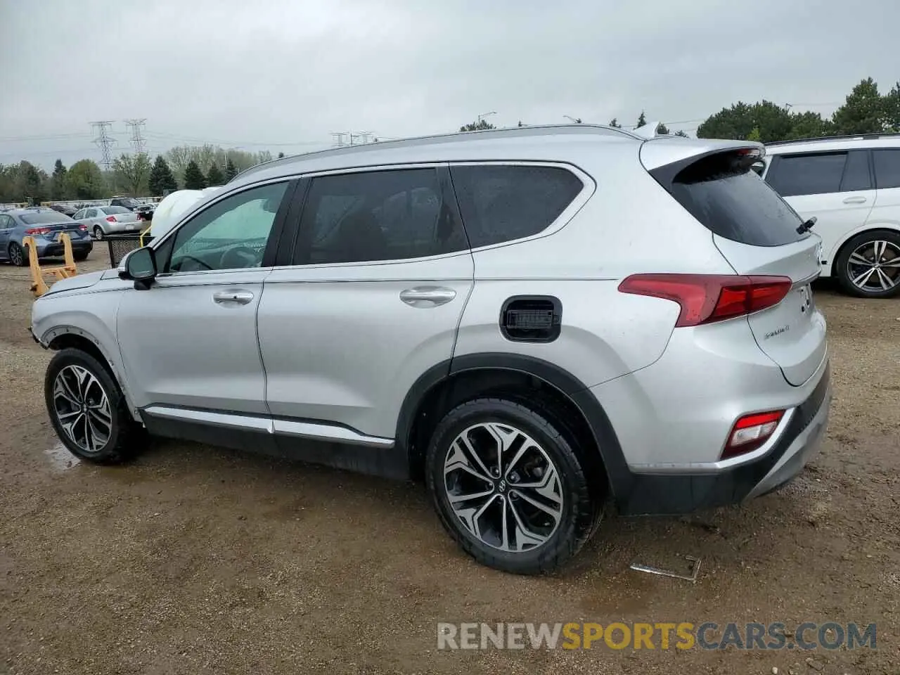 2 Photograph of a damaged car 5NMS5CAA1KH068443 HYUNDAI SANTA FE 2019