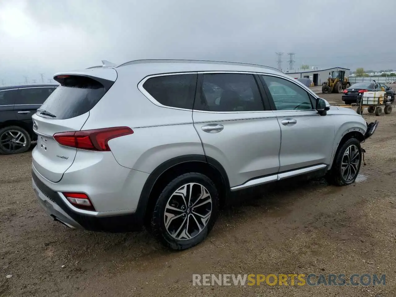 3 Photograph of a damaged car 5NMS5CAA1KH068443 HYUNDAI SANTA FE 2019