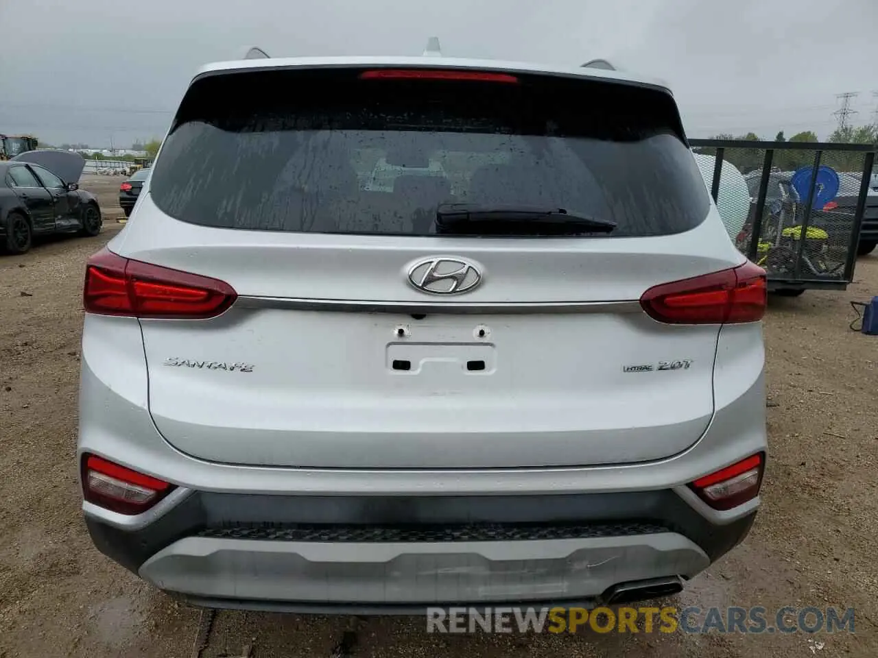 6 Photograph of a damaged car 5NMS5CAA1KH068443 HYUNDAI SANTA FE 2019