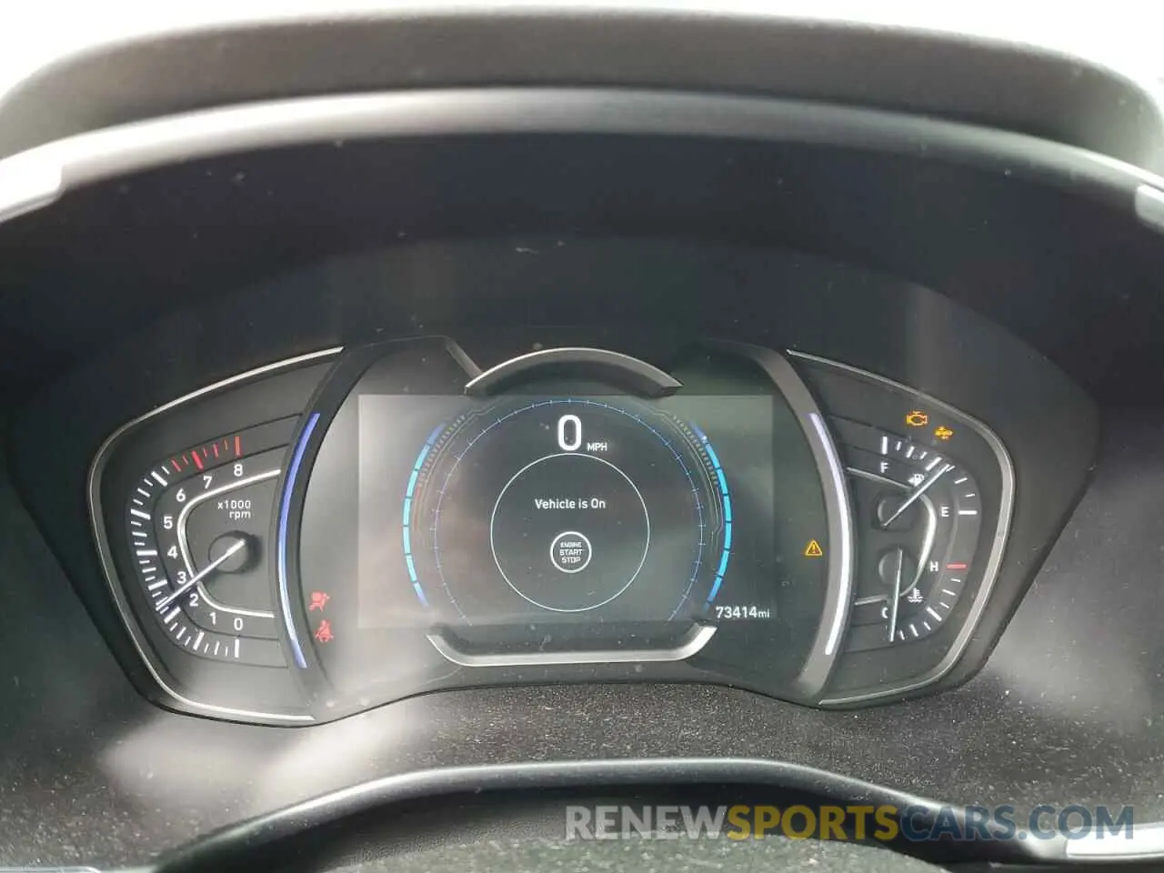 9 Photograph of a damaged car 5NMS5CAA1KH068443 HYUNDAI SANTA FE 2019