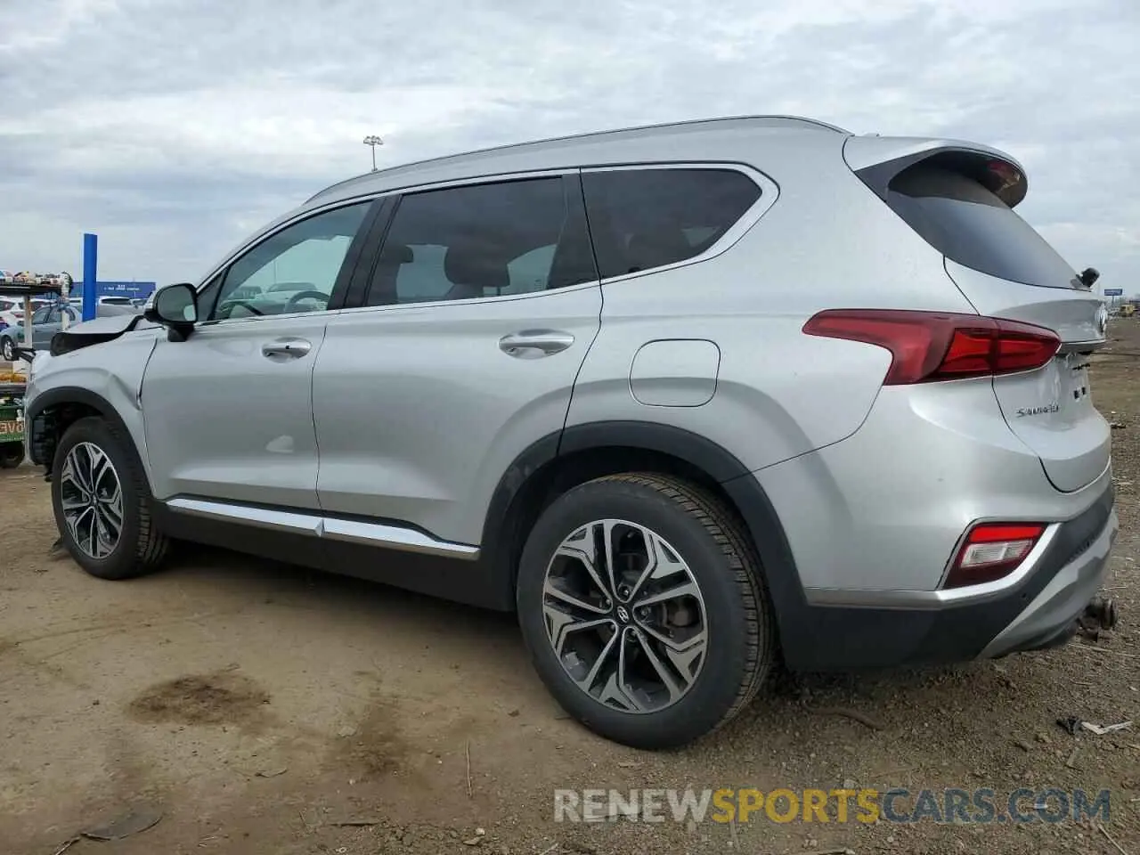2 Photograph of a damaged car 5NMS5CAA1KH083346 HYUNDAI SANTA FE 2019