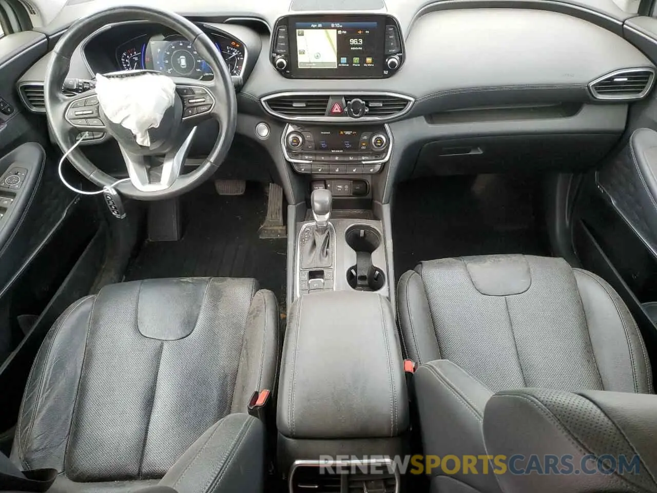 8 Photograph of a damaged car 5NMS5CAA1KH083346 HYUNDAI SANTA FE 2019