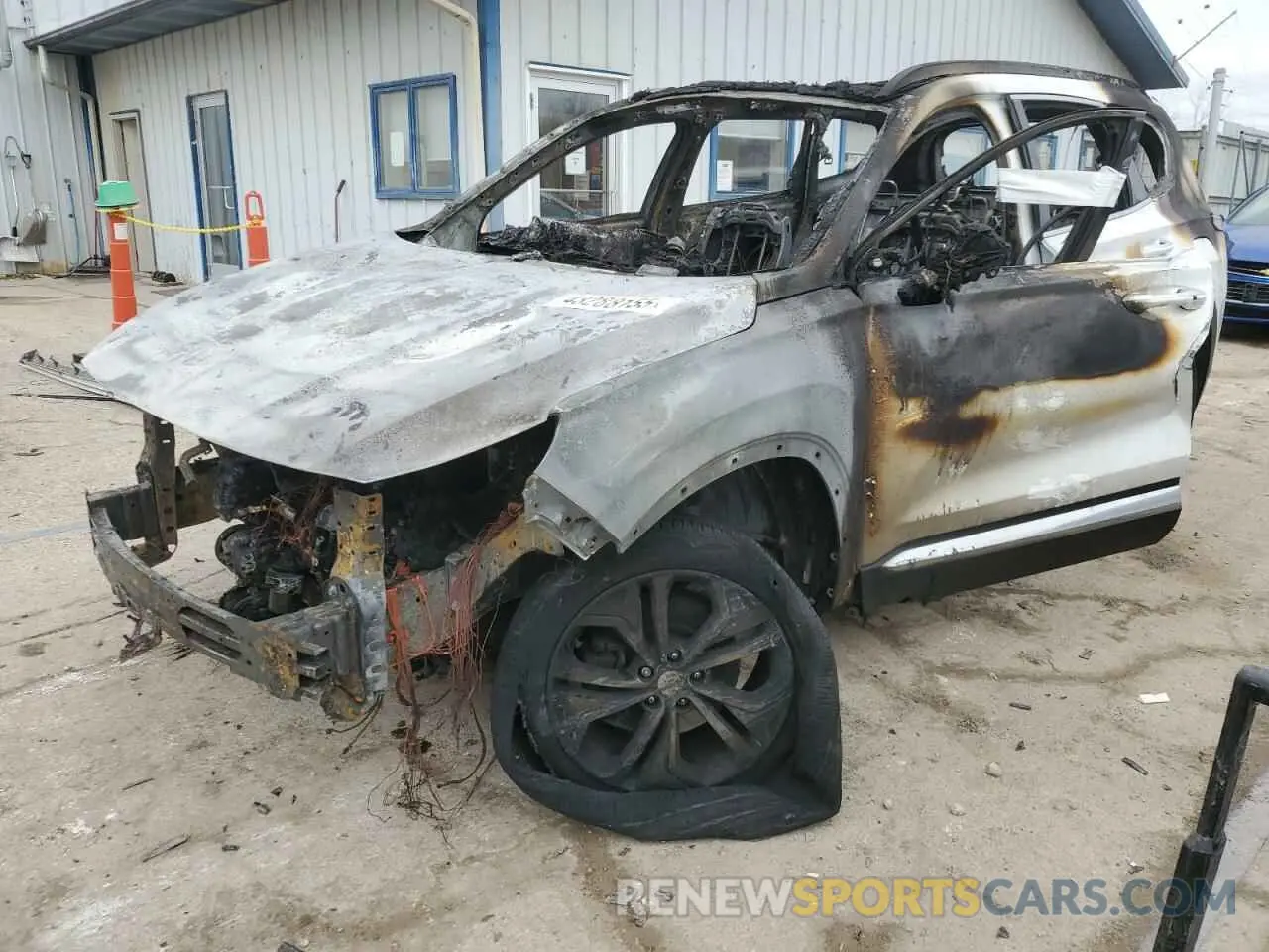 1 Photograph of a damaged car 5NMS5CAA2KH056303 HYUNDAI SANTA FE 2019