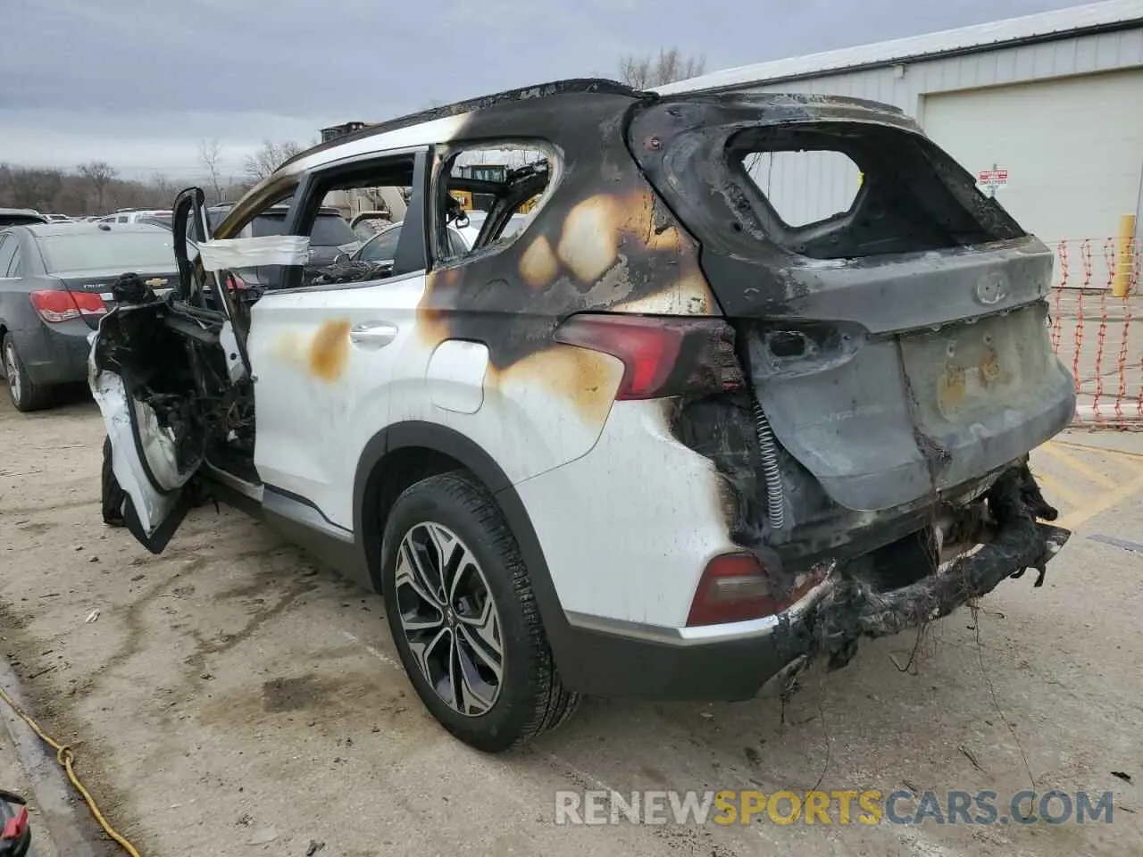 2 Photograph of a damaged car 5NMS5CAA2KH056303 HYUNDAI SANTA FE 2019