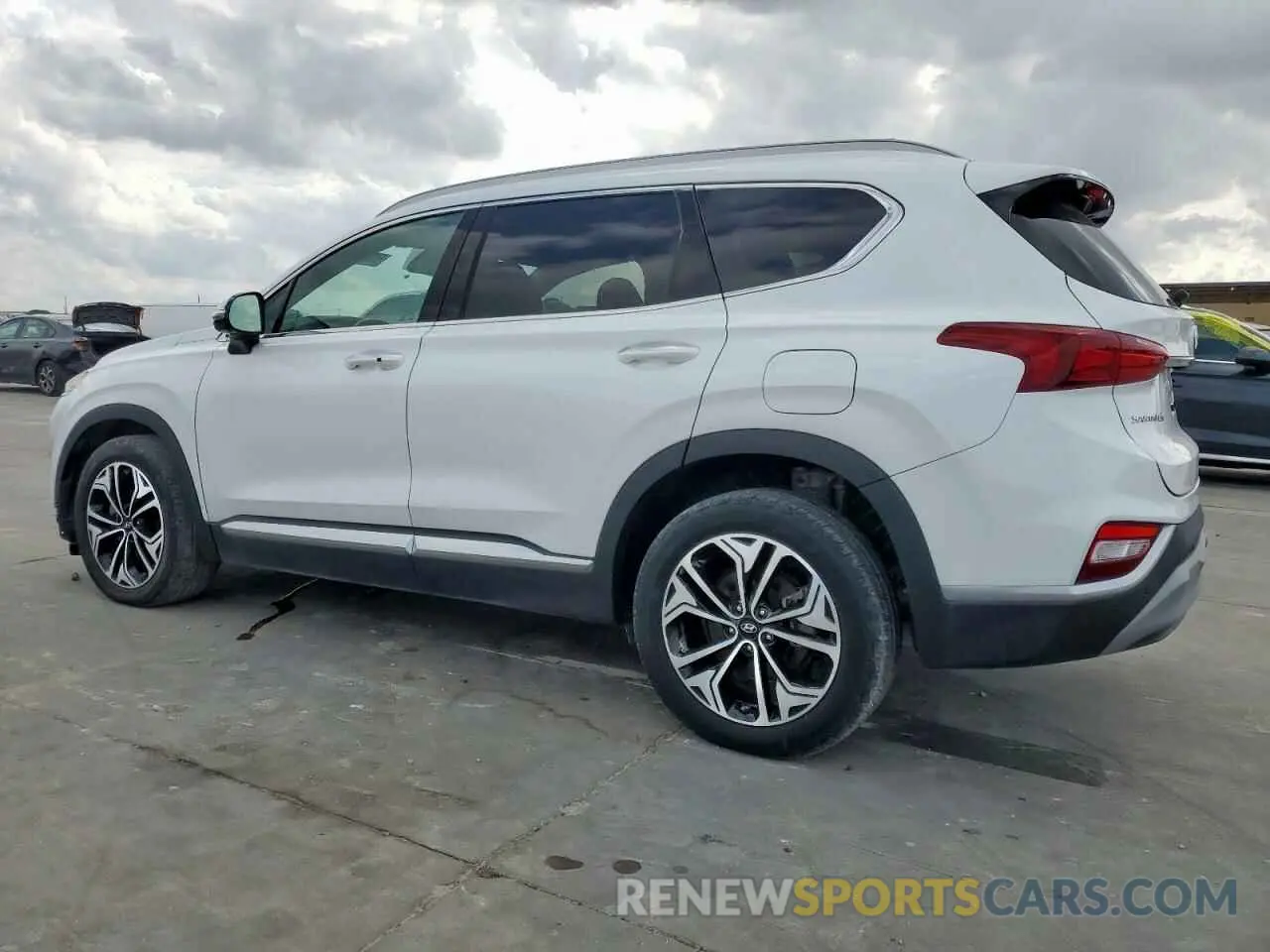 2 Photograph of a damaged car 5NMS5CAA3KH012794 HYUNDAI SANTA FE 2019