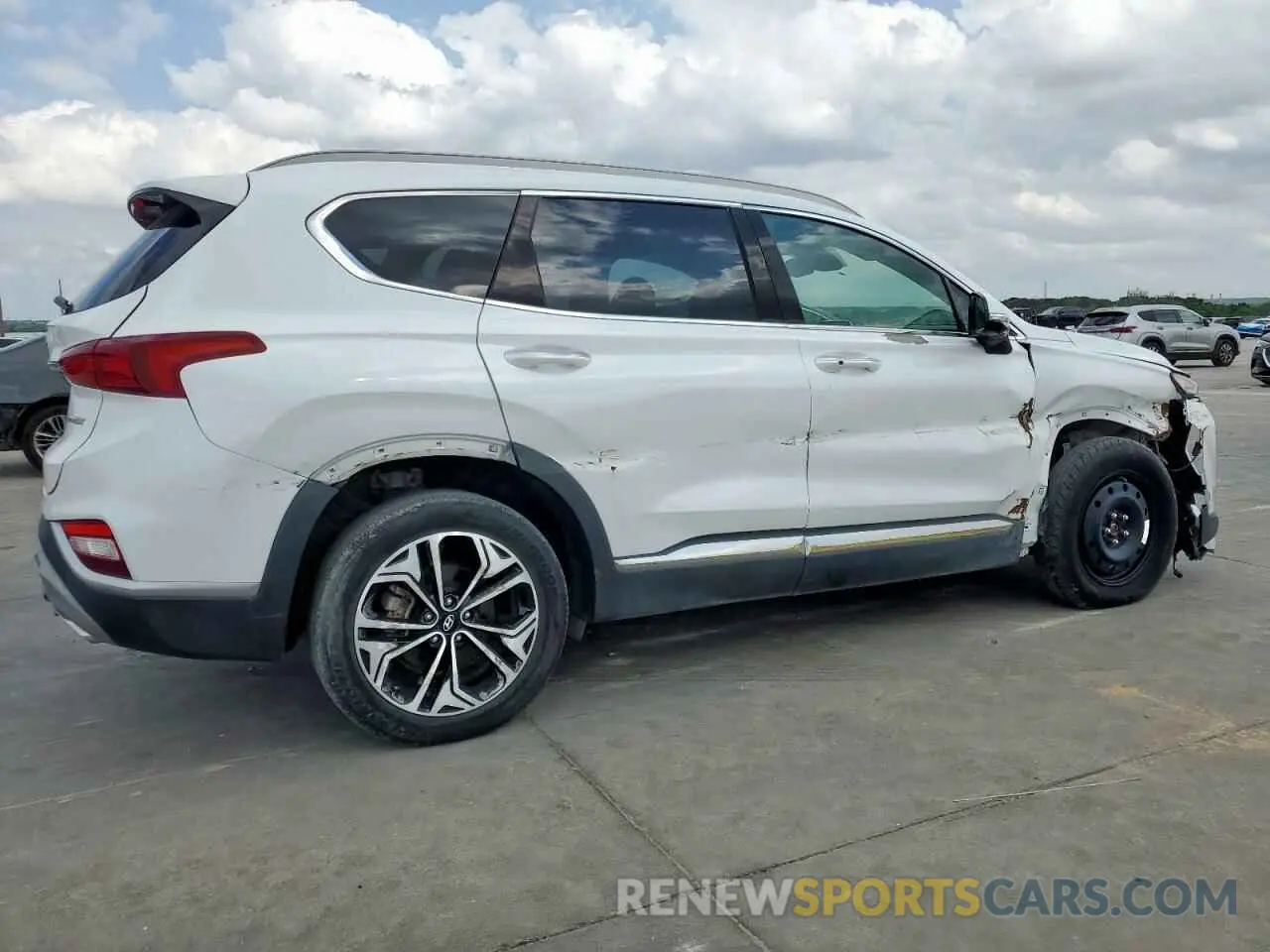 3 Photograph of a damaged car 5NMS5CAA3KH012794 HYUNDAI SANTA FE 2019