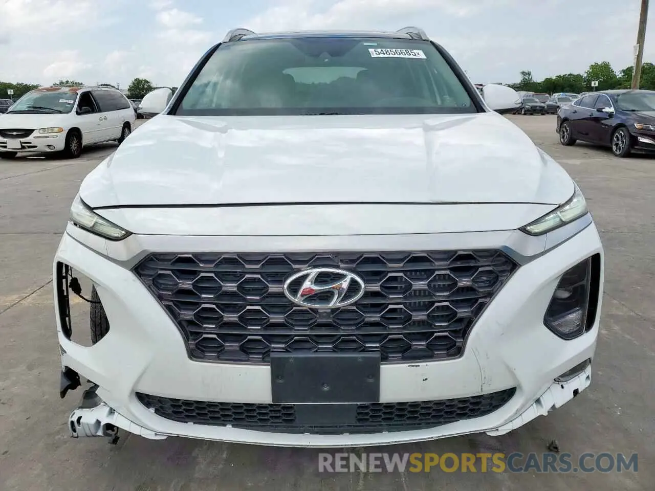 5 Photograph of a damaged car 5NMS5CAA3KH012794 HYUNDAI SANTA FE 2019