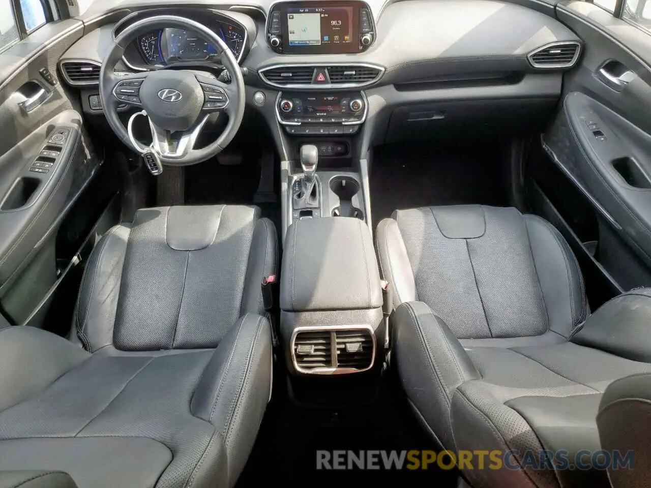 8 Photograph of a damaged car 5NMS5CAA3KH012794 HYUNDAI SANTA FE 2019
