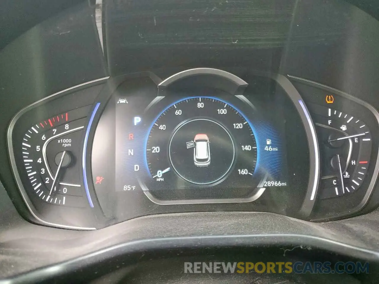 9 Photograph of a damaged car 5NMS5CAA3KH012794 HYUNDAI SANTA FE 2019