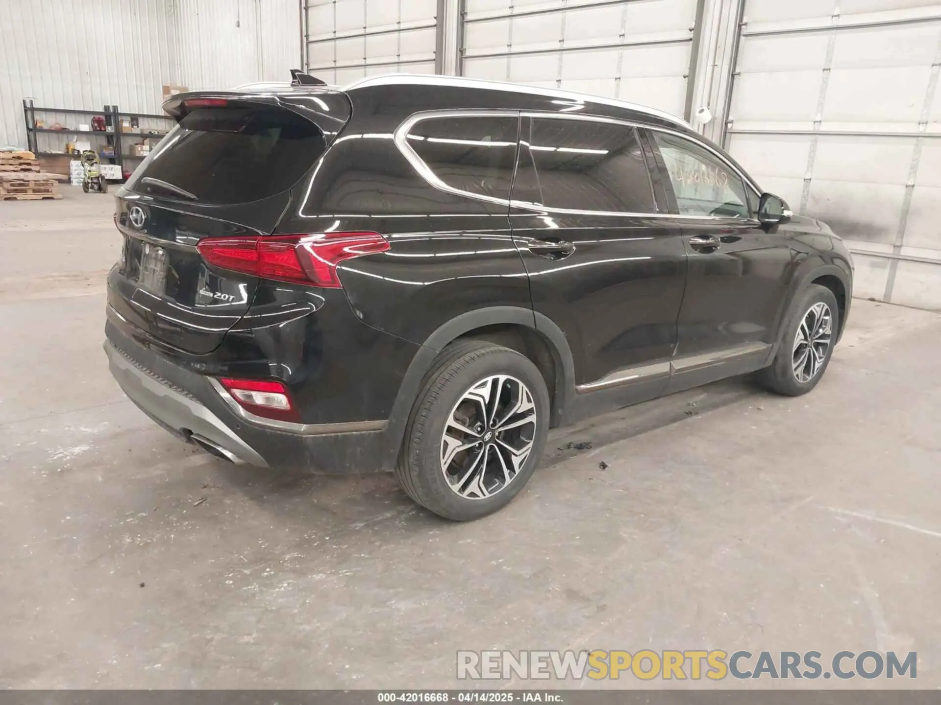 4 Photograph of a damaged car 5NMS5CAA3KH067925 HYUNDAI SANTA FE 2019