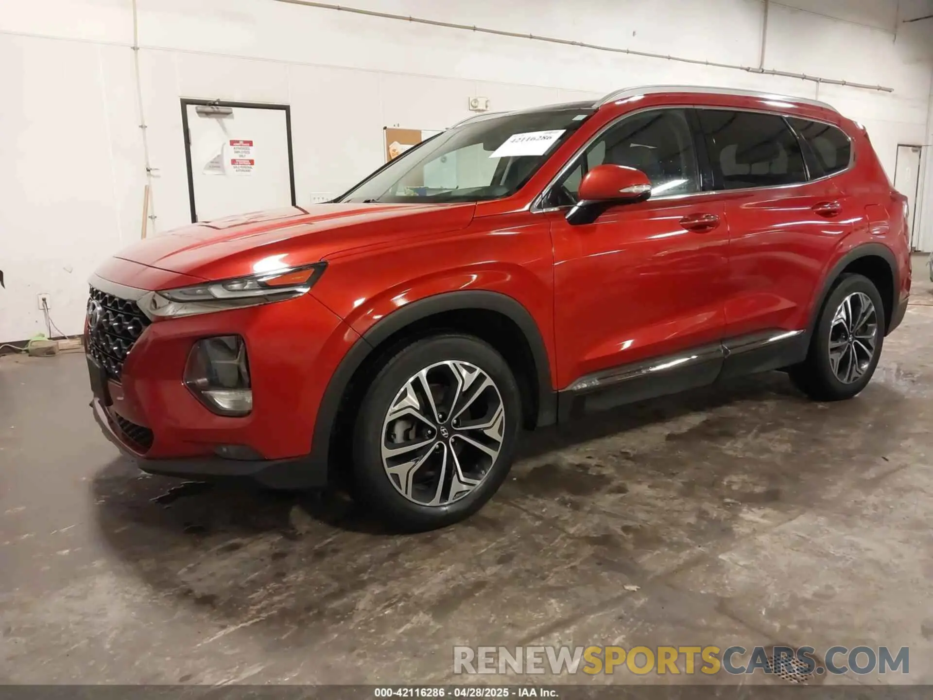 2 Photograph of a damaged car 5NMS5CAA4KH067125 HYUNDAI SANTA FE 2019
