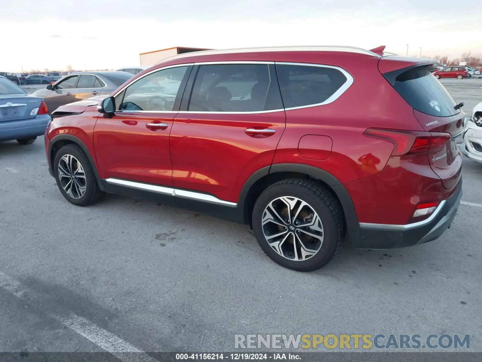 3 Photograph of a damaged car 5NMS5CAA4KH105145 HYUNDAI SANTA FE 2019