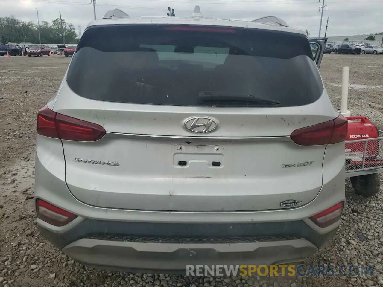 6 Photograph of a damaged car 5NMS5CAA6KH101453 HYUNDAI SANTA FE 2019