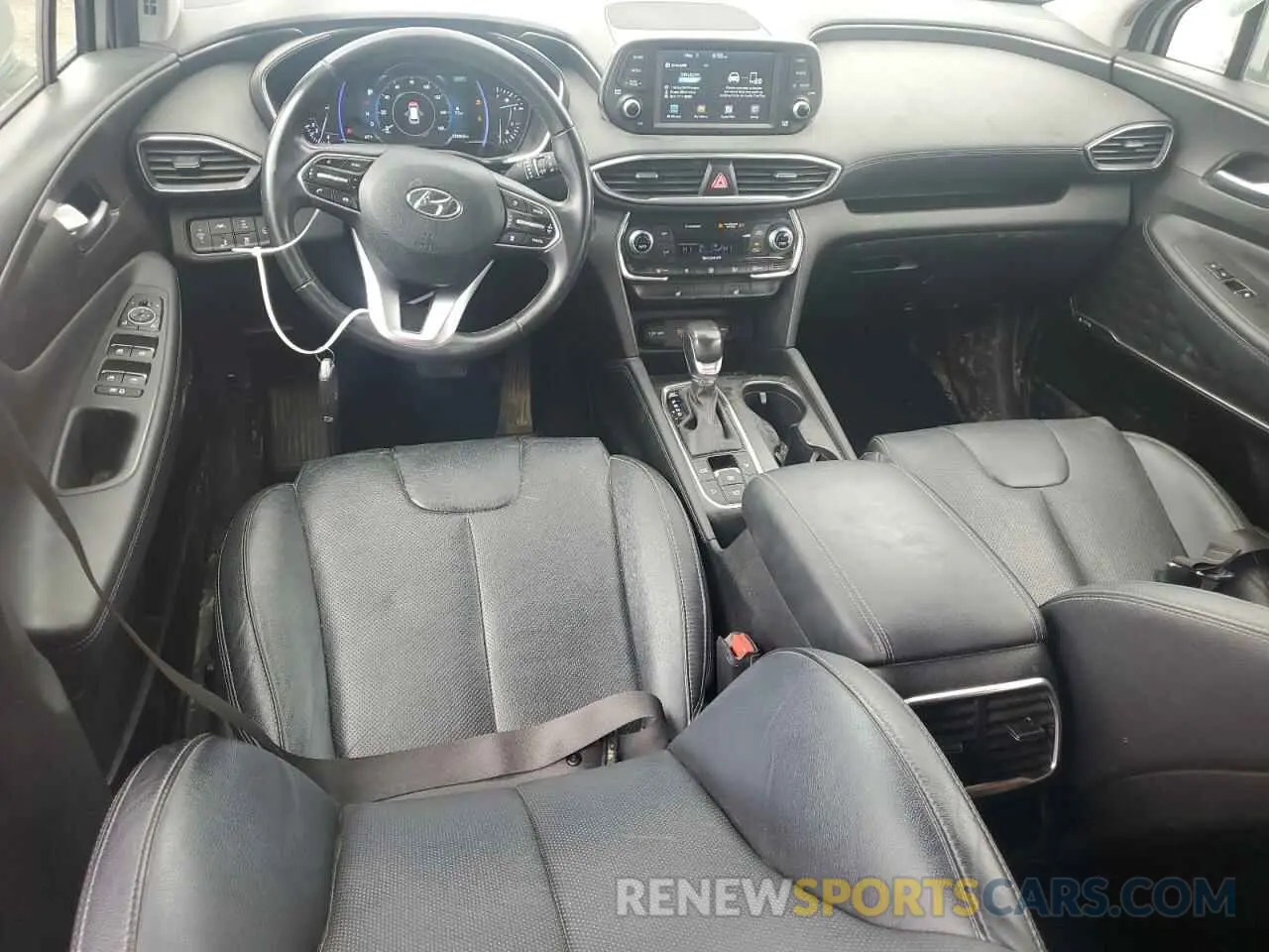 8 Photograph of a damaged car 5NMS5CAA6KH101453 HYUNDAI SANTA FE 2019