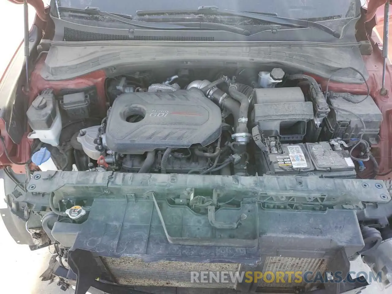 12 Photograph of a damaged car 5NMS5CAA8KH063336 HYUNDAI SANTA FE 2019
