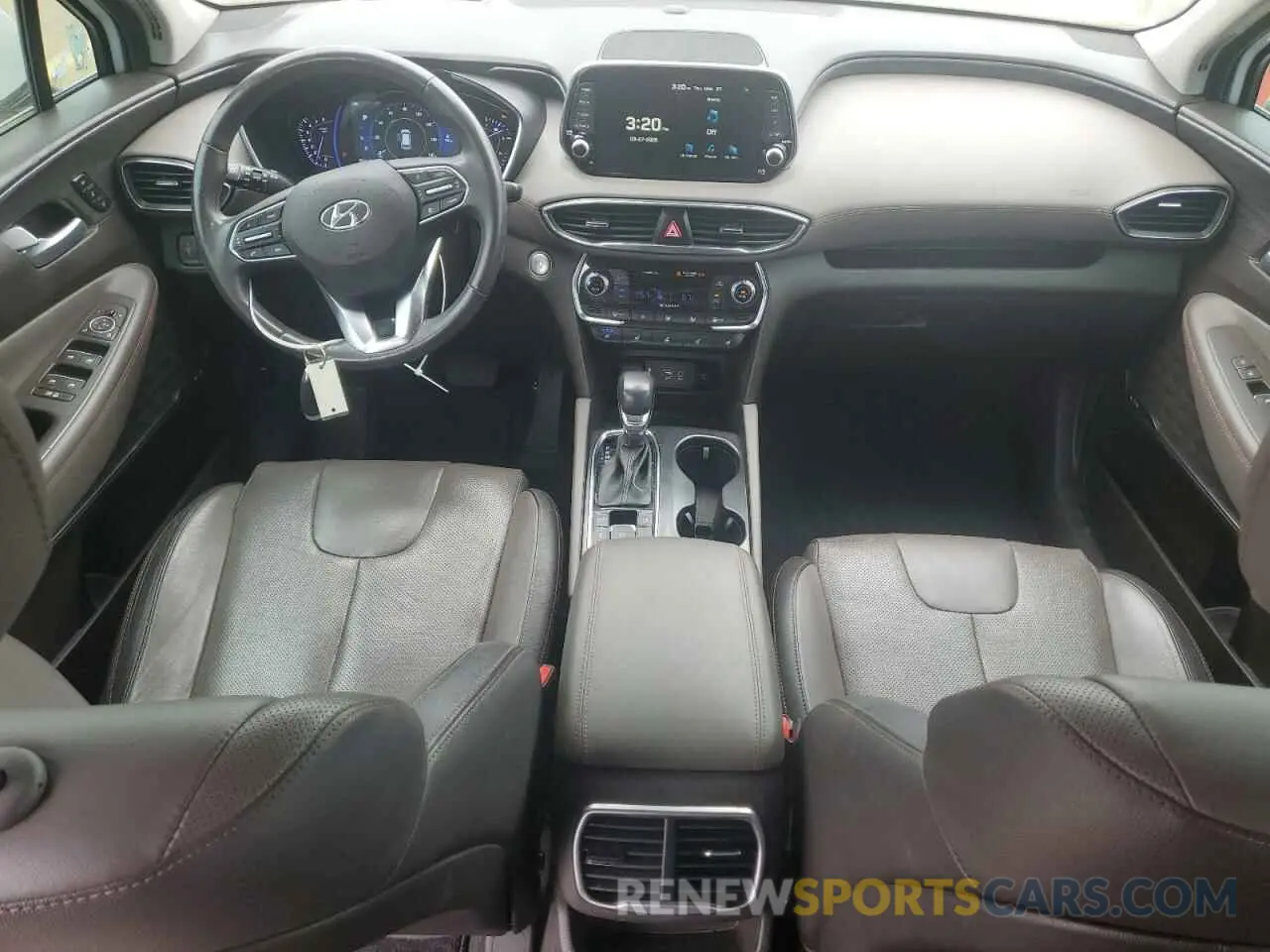 8 Photograph of a damaged car 5NMS5CAAXKH018883 HYUNDAI SANTA FE 2019